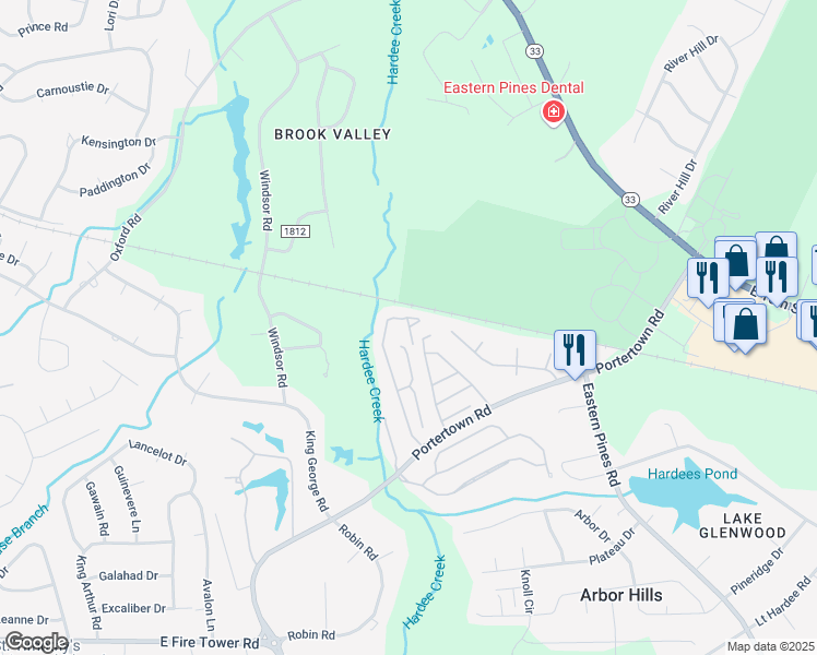 map of restaurants, bars, coffee shops, grocery stores, and more near 1506 Iris Circle in Greenville