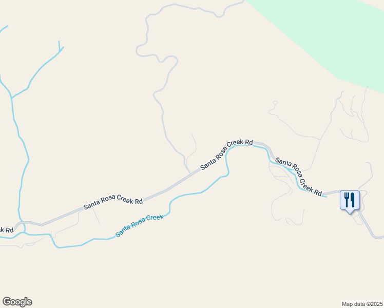 map of restaurants, bars, coffee shops, grocery stores, and more near 4995 Cinnabar Rock Trail in Cambria
