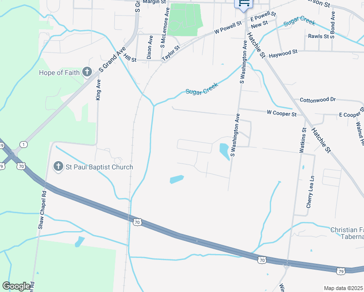 map of restaurants, bars, coffee shops, grocery stores, and more near 351 Lakeview Circle in Brownsville