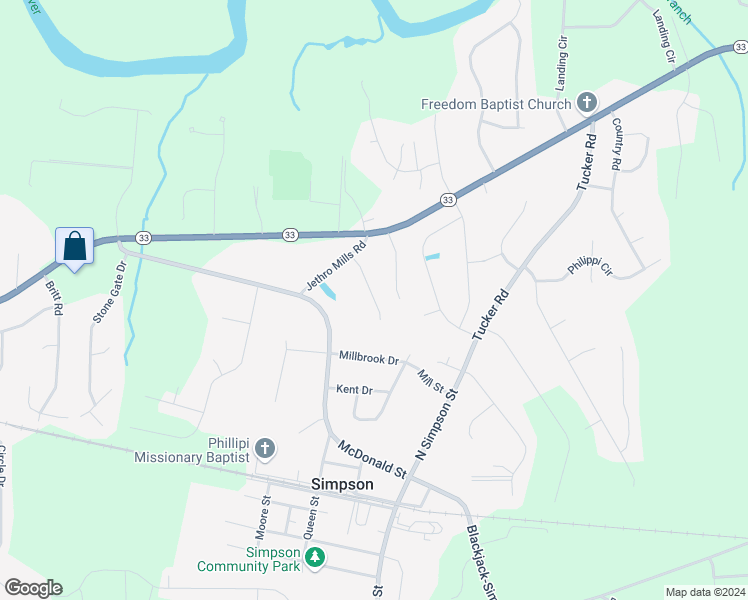 map of restaurants, bars, coffee shops, grocery stores, and more near 341 Porter Mills Road in Greenville