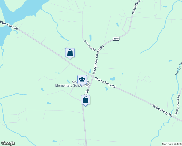 map of restaurants, bars, coffee shops, grocery stores, and more near 9380 Stokes Ferry Road in Salisbury
