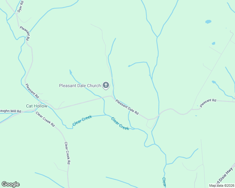 map of restaurants, bars, coffee shops, grocery stores, and more near 1690 Pleasant Road in Evensville