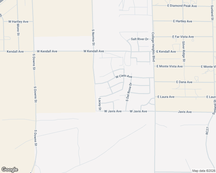 map of restaurants, bars, coffee shops, grocery stores, and more near 2308 Wesley Street in Ridgecrest