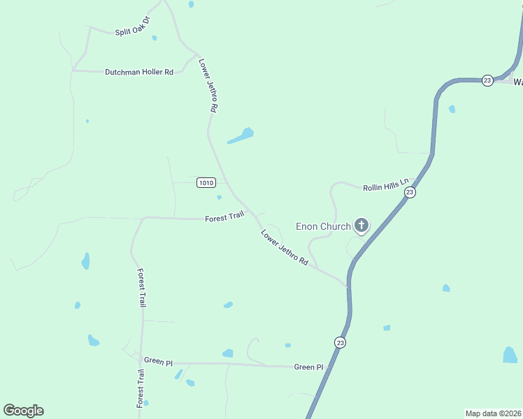 map of restaurants, bars, coffee shops, grocery stores, and more near 14414 Lower Jethro Road in Ozark