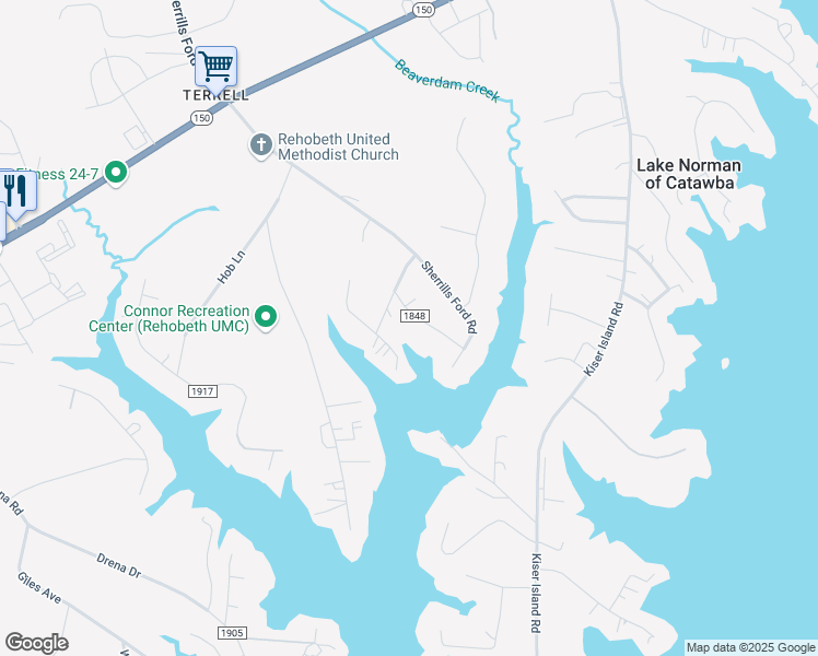 map of restaurants, bars, coffee shops, grocery stores, and more near in 