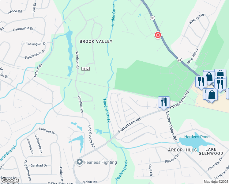 map of restaurants, bars, coffee shops, grocery stores, and more near 1404 Iris Circle in Greenville