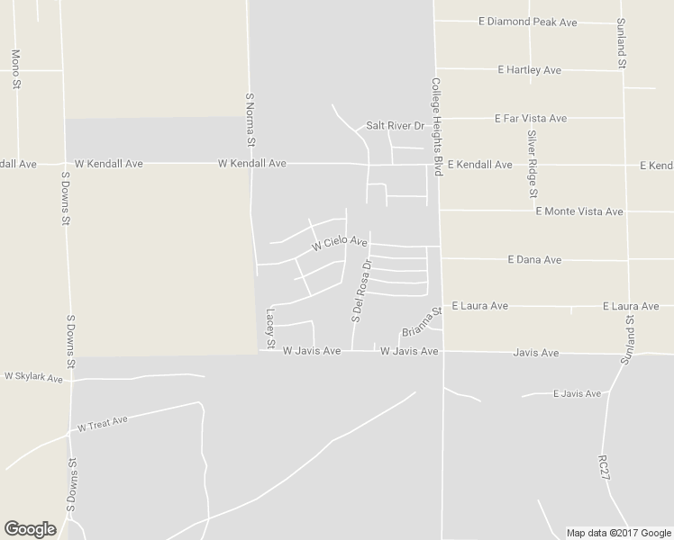 map of restaurants, bars, coffee shops, grocery stores, and more near 213 West Shenandoah Avenue in Ridgecrest