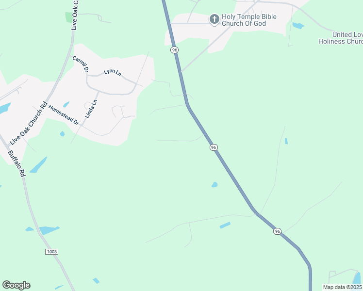 map of restaurants, bars, coffee shops, grocery stores, and more near 125 Langdon Chase Way in Selma