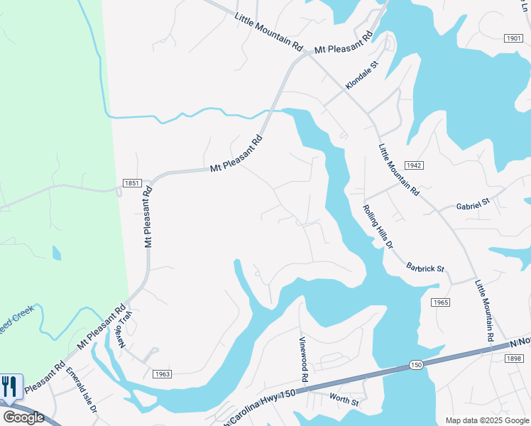 map of restaurants, bars, coffee shops, grocery stores, and more near 6865 Coldbrook Drive in Lake Norman of Catawba