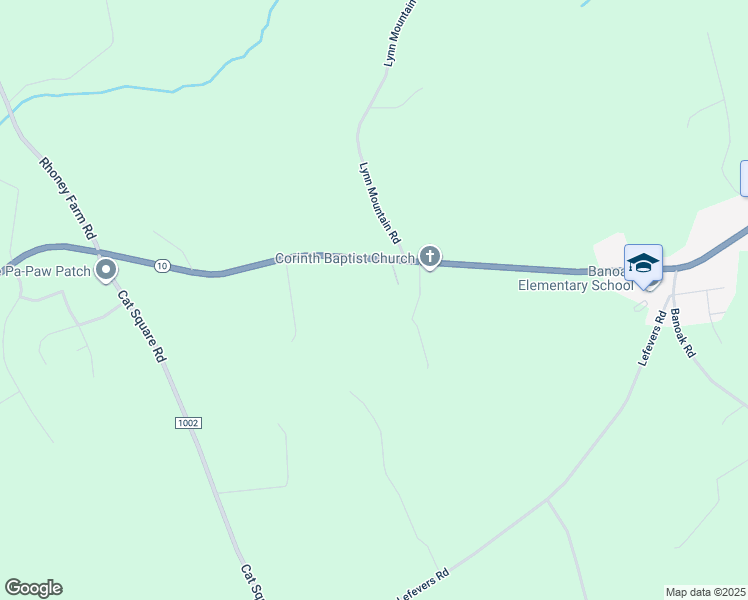map of restaurants, bars, coffee shops, grocery stores, and more near 8029 West North Carolina 10 Highway in Vale