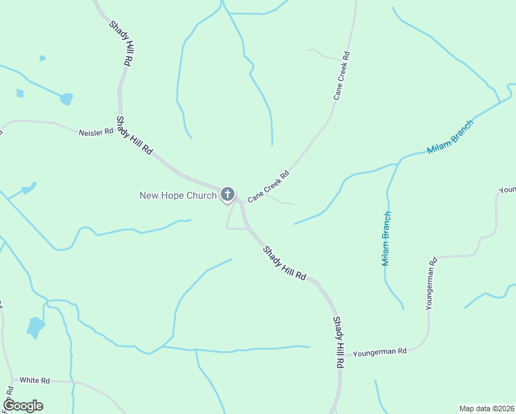 map of restaurants, bars, coffee shops, grocery stores, and more near Cane Creek Road in Henderson County
