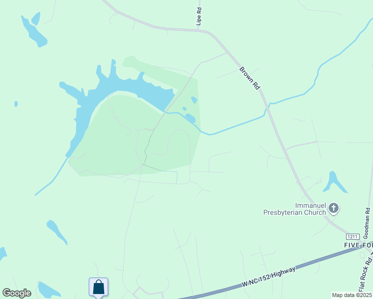 map of restaurants, bars, coffee shops, grocery stores, and more near 119 Chippewa Trail in China Grove