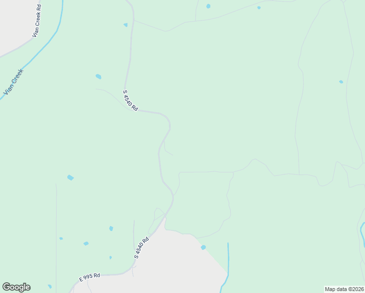 map of restaurants, bars, coffee shops, grocery stores, and more near 98893 South 4540 Road in Vian