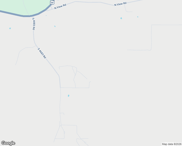 map of restaurants, bars, coffee shops, grocery stores, and more near 99011 South 4683 Road in Sallisaw