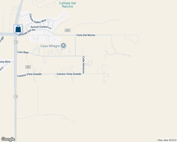 map of restaurants, bars, coffee shops, grocery stores, and more near 8 County Road 48F in Santa Fe