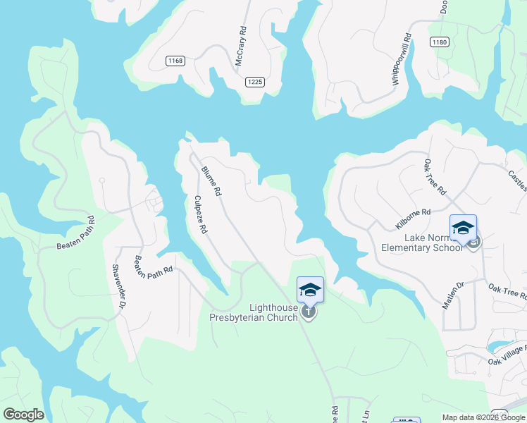 map of restaurants, bars, coffee shops, grocery stores, and more near 176 Patternote Road in Mooresville