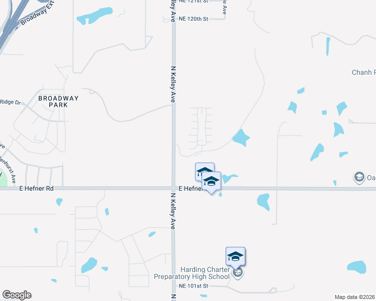 map of restaurants, bars, coffee shops, grocery stores, and more near 11227 paradise Out Ln in Oklahoma City