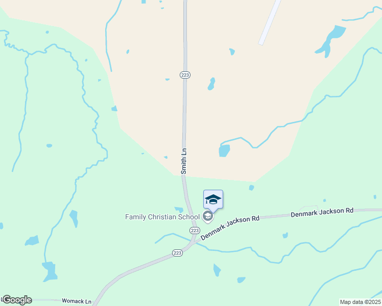 map of restaurants, bars, coffee shops, grocery stores, and more near 732 Smith Lane in Jackson
