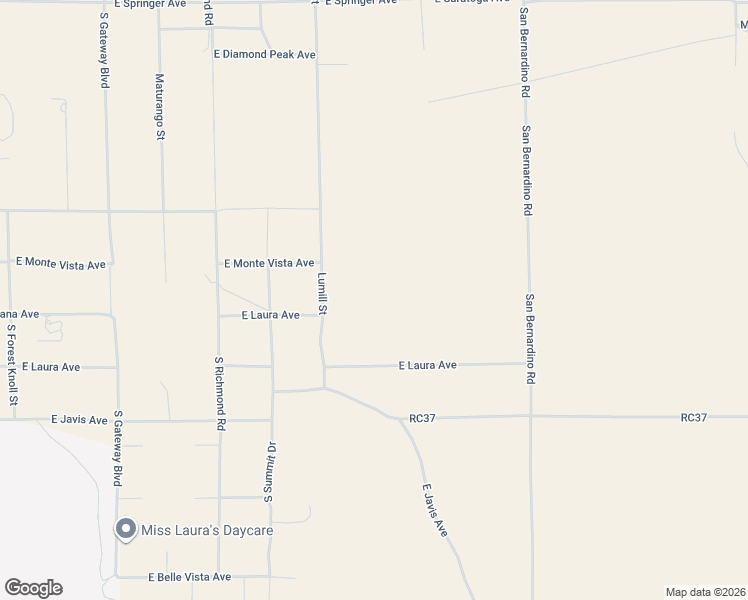 map of restaurants, bars, coffee shops, grocery stores, and more near 2362 Lumill Street in Ridgecrest