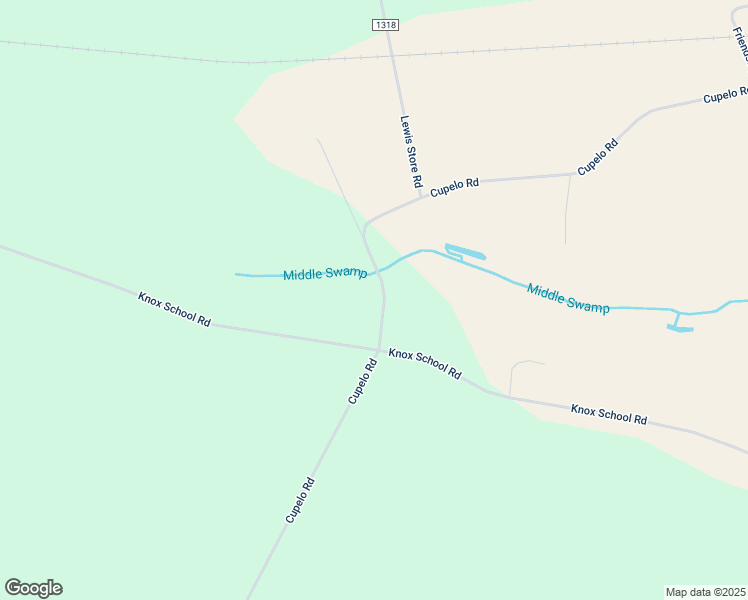 map of restaurants, bars, coffee shops, grocery stores, and more near Cupelo Road in Greene County