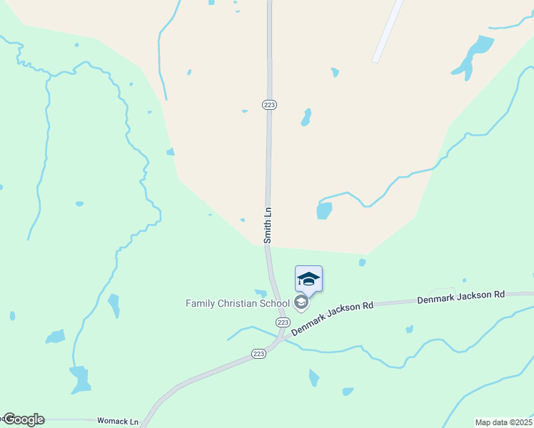 map of restaurants, bars, coffee shops, grocery stores, and more near 732 Smith Lane in Jackson