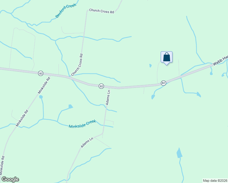 map of restaurants, bars, coffee shops, grocery stores, and more near 614 Tennessee 82 in Bell Buckle