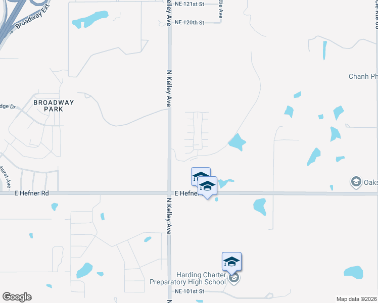 map of restaurants, bars, coffee shops, grocery stores, and more near 11227 paradise Out Ln in Oklahoma City