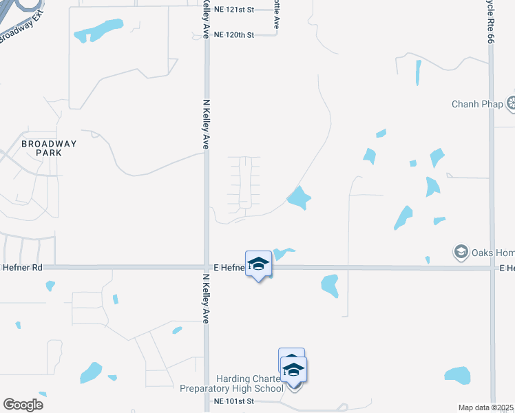 map of restaurants, bars, coffee shops, grocery stores, and more near 11228 Paradise In Drive in Oklahoma City