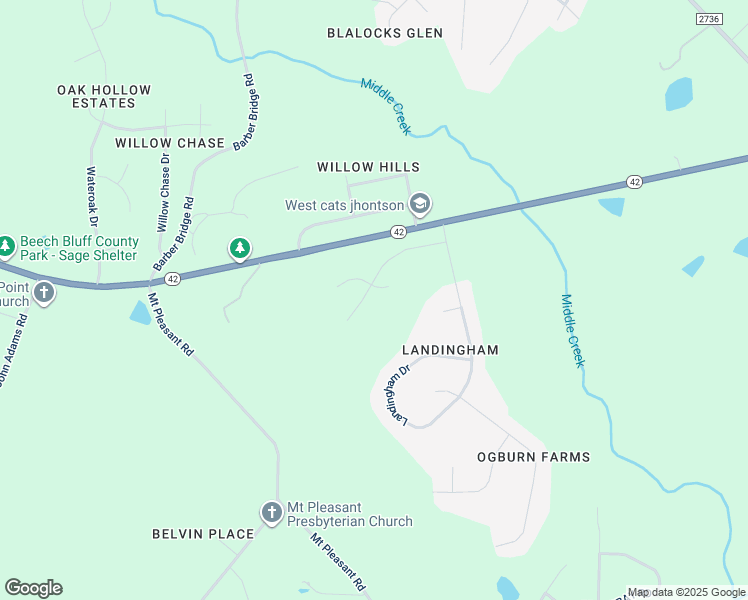 map of restaurants, bars, coffee shops, grocery stores, and more near 1105 Luminary Lane in Willow Spring