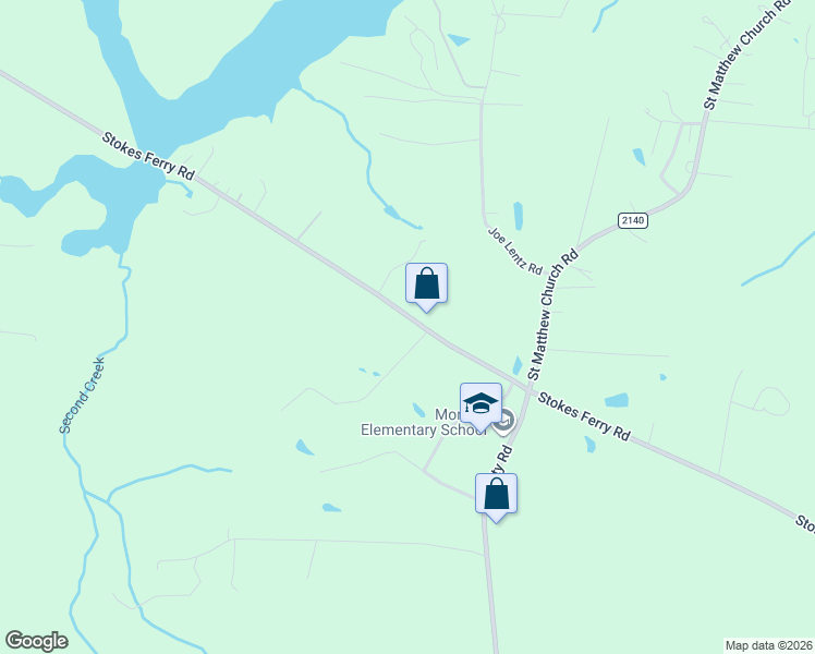 map of restaurants, bars, coffee shops, grocery stores, and more near 8975 Stokes Ferry Road in Salisbury