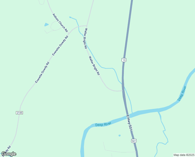 map of restaurants, bars, coffee shops, grocery stores, and more near 2286 Walter Bright Road in Sanford