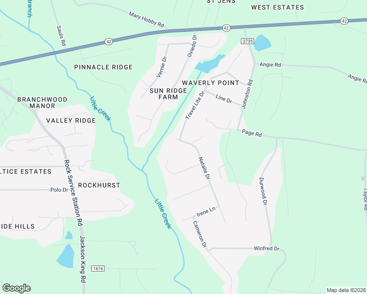 map of restaurants, bars, coffee shops, grocery stores, and more near 30 Natalie Drive in Raleigh