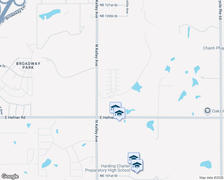 map of restaurants, bars, coffee shops, grocery stores, and more near 11227 paradise Out Ln in Oklahoma City