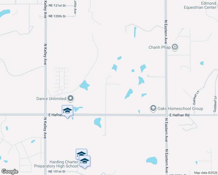 map of restaurants, bars, coffee shops, grocery stores, and more near 10900-11698 North Crest Boulevard in Oklahoma City