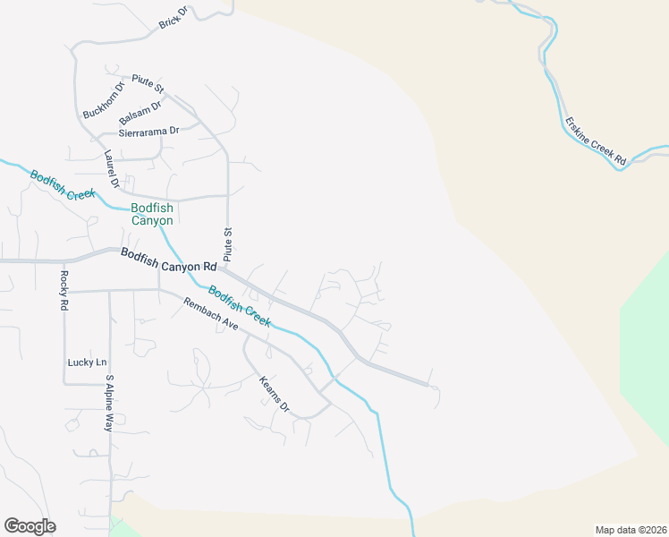 map of restaurants, bars, coffee shops, grocery stores, and more near 19 Iris Court in Bodfish