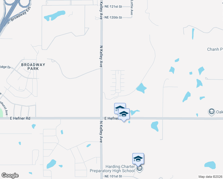 map of restaurants, bars, coffee shops, grocery stores, and more near 11227 paradise Out Ln in Oklahoma City