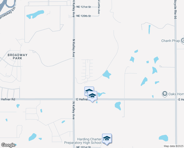 map of restaurants, bars, coffee shops, grocery stores, and more near 11228 Paradise In Drive in Oklahoma City