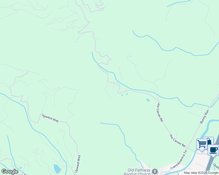 map of restaurants, bars, coffee shops, grocery stores, and more near 162 Lookout Lane in Waynesville