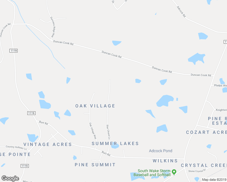 map of restaurants, bars, coffee shops, grocery stores, and more near 7017 Starchase Lane in Fuquay Varina