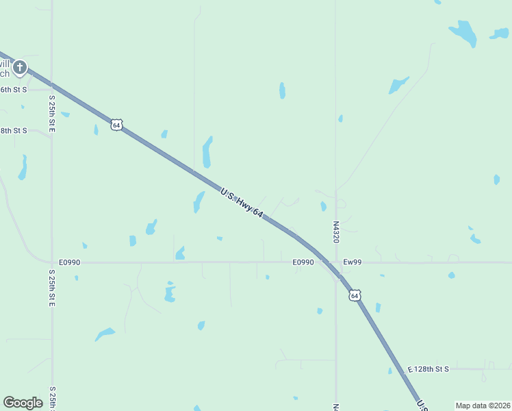 map of restaurants, bars, coffee shops, grocery stores, and more near 3252 East 123rd Street South in Muskogee