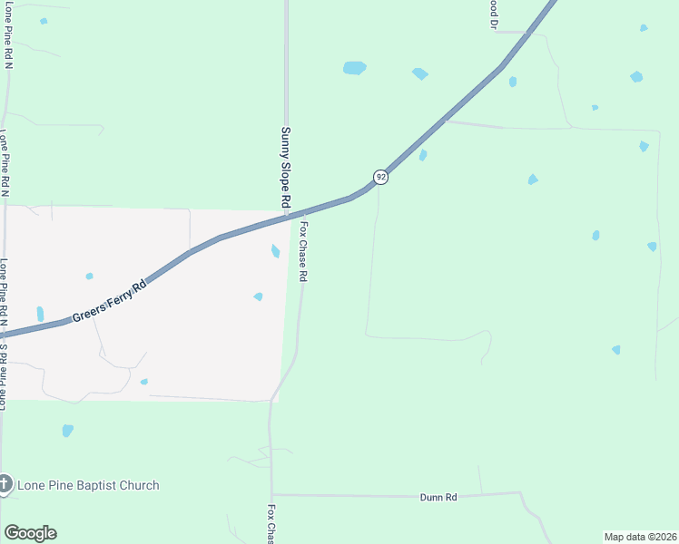 map of restaurants, bars, coffee shops, grocery stores, and more near 5975 Greers Ferry Road in Greers Ferry