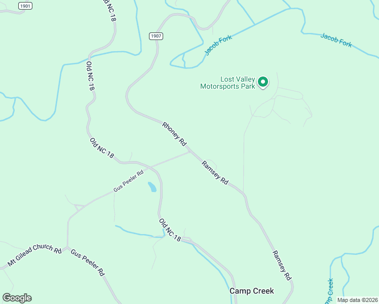 map of restaurants, bars, coffee shops, grocery stores, and more near 8177 Ramsey Road in Connelly Springs
