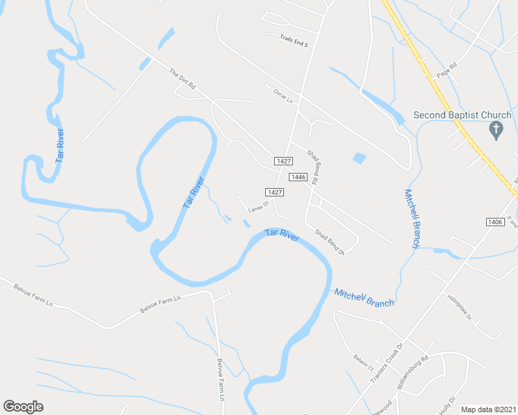map of restaurants, bars, coffee shops, grocery stores, and more near 123 Lanier Drive in Washington