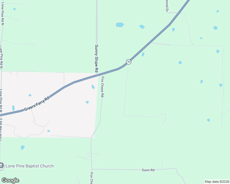 map of restaurants, bars, coffee shops, grocery stores, and more near 5975 Greers Ferry Road in Greers Ferry