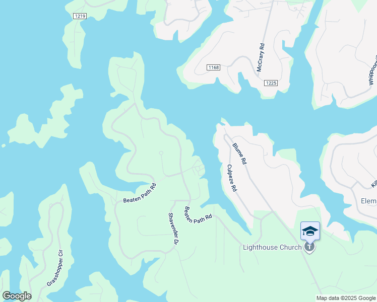 map of restaurants, bars, coffee shops, grocery stores, and more near 318 Beaten Path Road in Mooresville