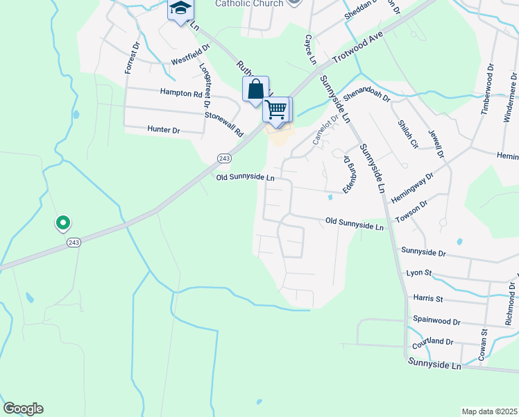 map of restaurants, bars, coffee shops, grocery stores, and more near 112 Bell Grove Drive in Columbia