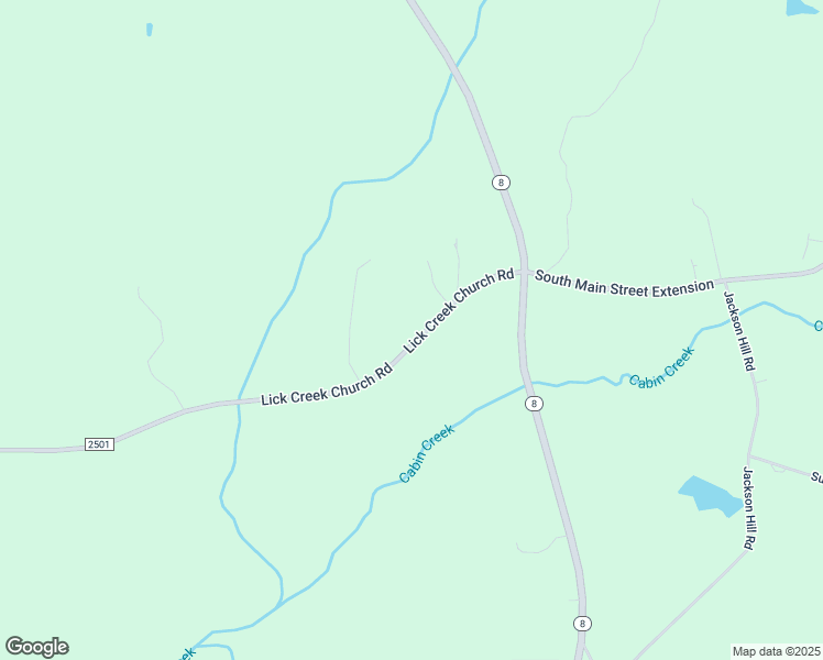 map of restaurants, bars, coffee shops, grocery stores, and more near 296 Lick Creek Church Road in Denton