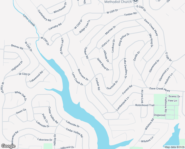 map of restaurants, bars, coffee shops, grocery stores, and more near 202 Overlook Drive in Fairfield Bay