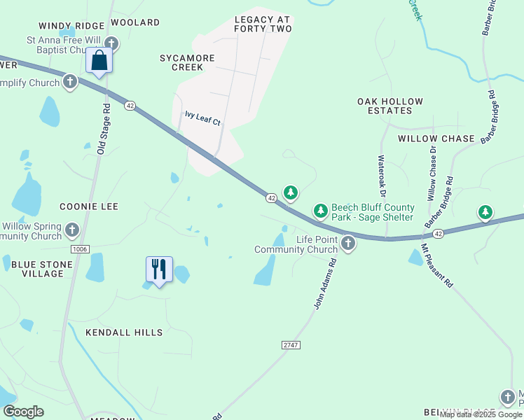map of restaurants, bars, coffee shops, grocery stores, and more near 7101 Cabernet Franc Drive in Fuquay-Varina
