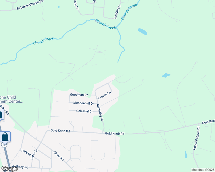 map of restaurants, bars, coffee shops, grocery stores, and more near 124 Lauren Lane in Salisbury